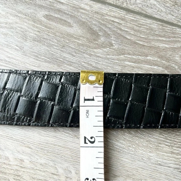 Kudos Braided Leather Belt With NBEL Vintage Buckle Made in  Italy Unisex - Picture 13 of 14